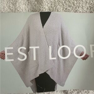 West Loop Creamy taupe Shrug Poncho Sweater